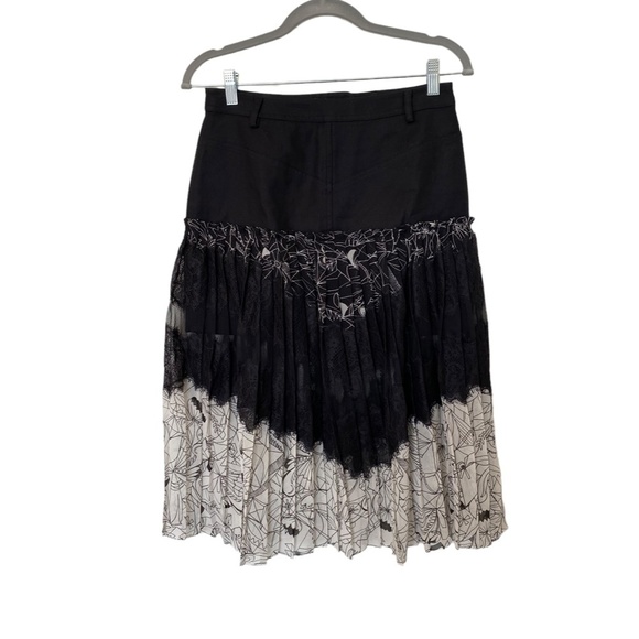BCBG Maxazria Runway Skirt, XXS, black with white - Picture 7 of 10